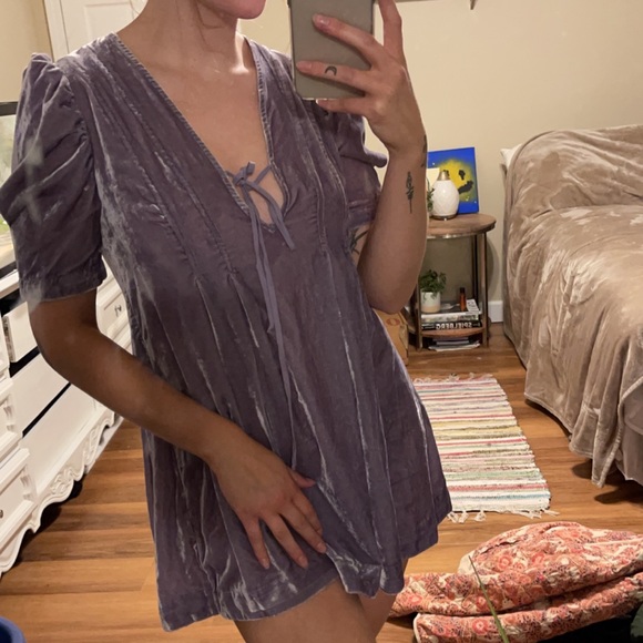 Free People velvet tunic mini dress - Picture 10 of 15